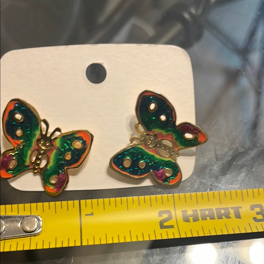 Colorful Butterfly Earrings